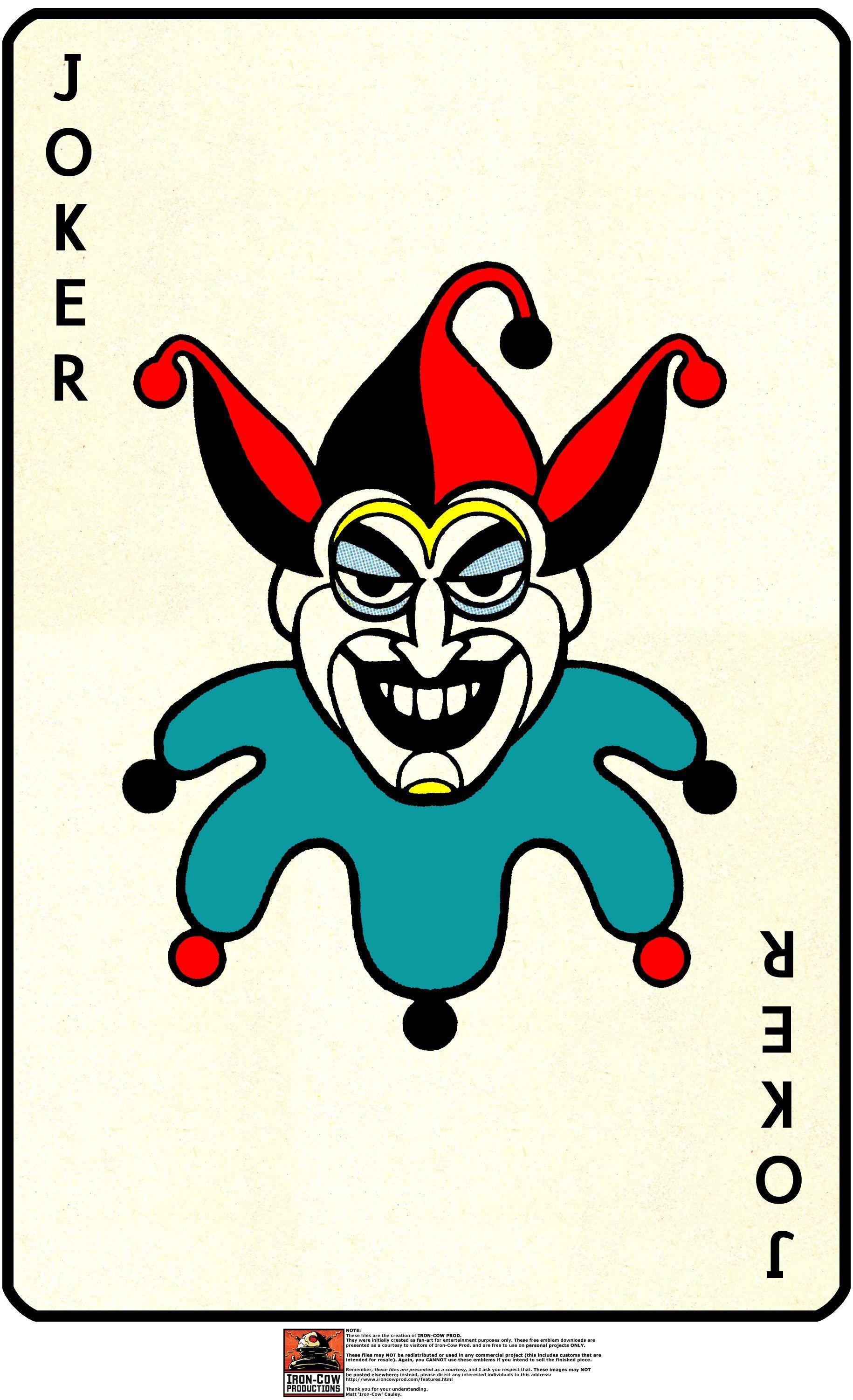 joker card tattoo design  Clip Art Library