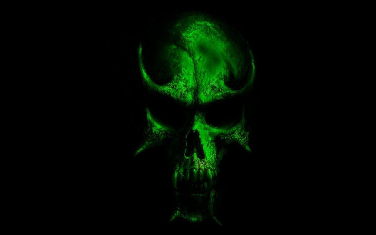 Neon Green Skull Wallpapers Top Free Neon Green Skull Backgrounds