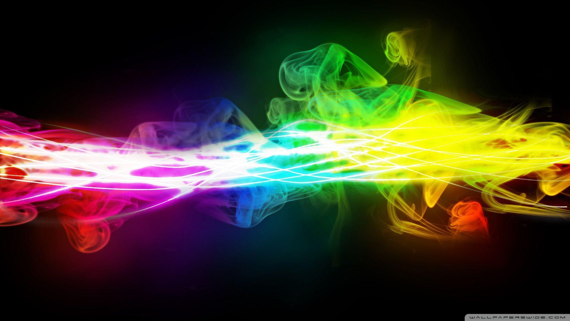 1920x1080 Neon Rainbows Desktop Wallpaper