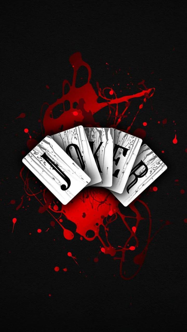 720x1280 Joker cards wallpaper