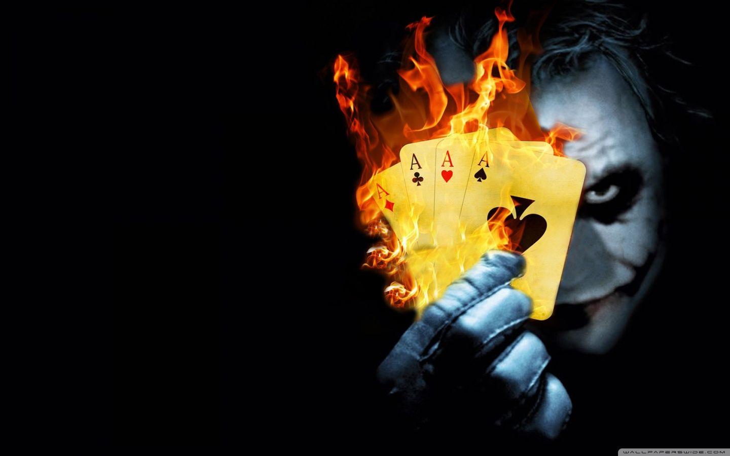 1440x900 Joker Card Wallpaper