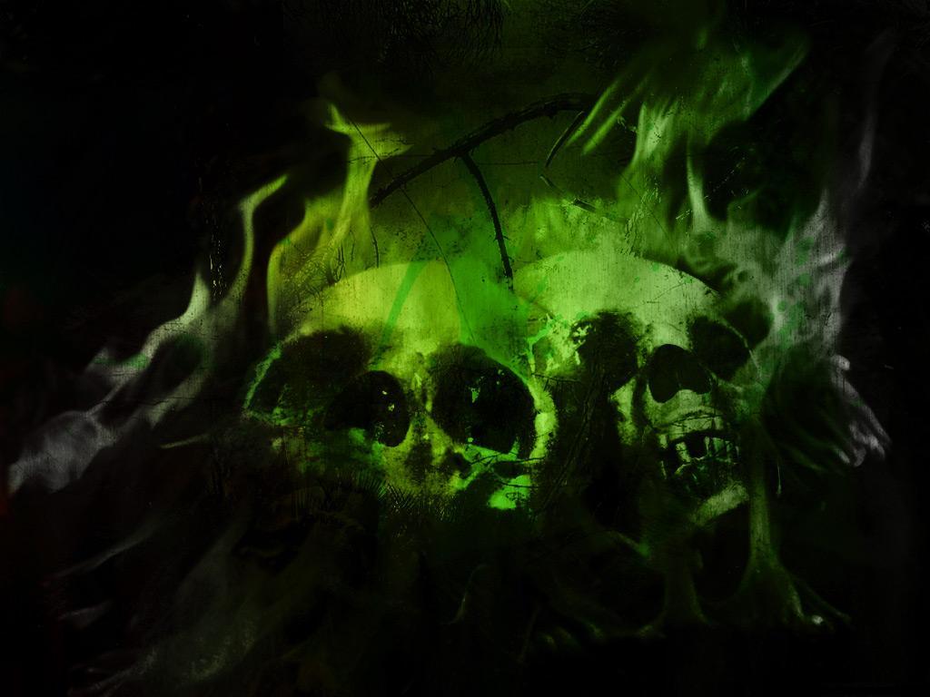 Neon Green Skull Wallpapers - Top Free Neon Green Skull Backgrounds ...