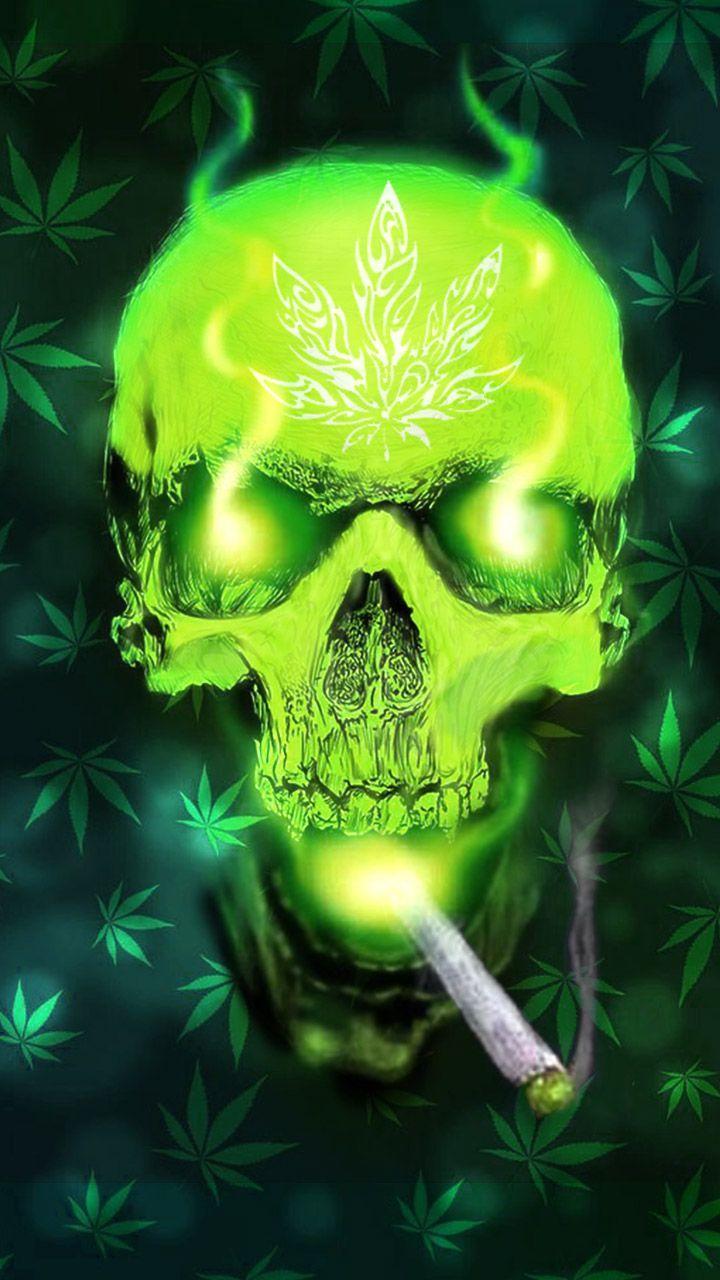 Neon Green Skull Wallpapers Top Free Neon Green Skull Backgrounds
