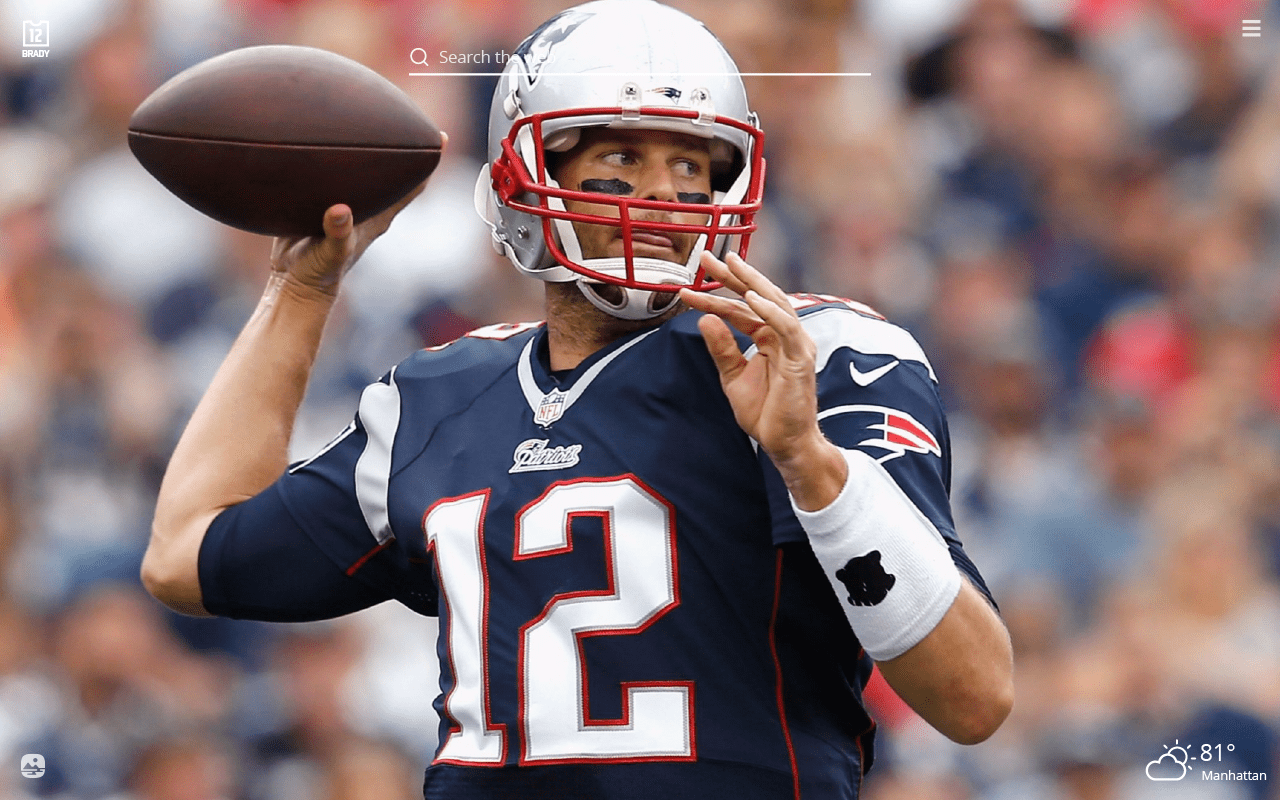 1280x800 Tom Brady NFL HD Wallpaper New Tab Theme Fan Tab