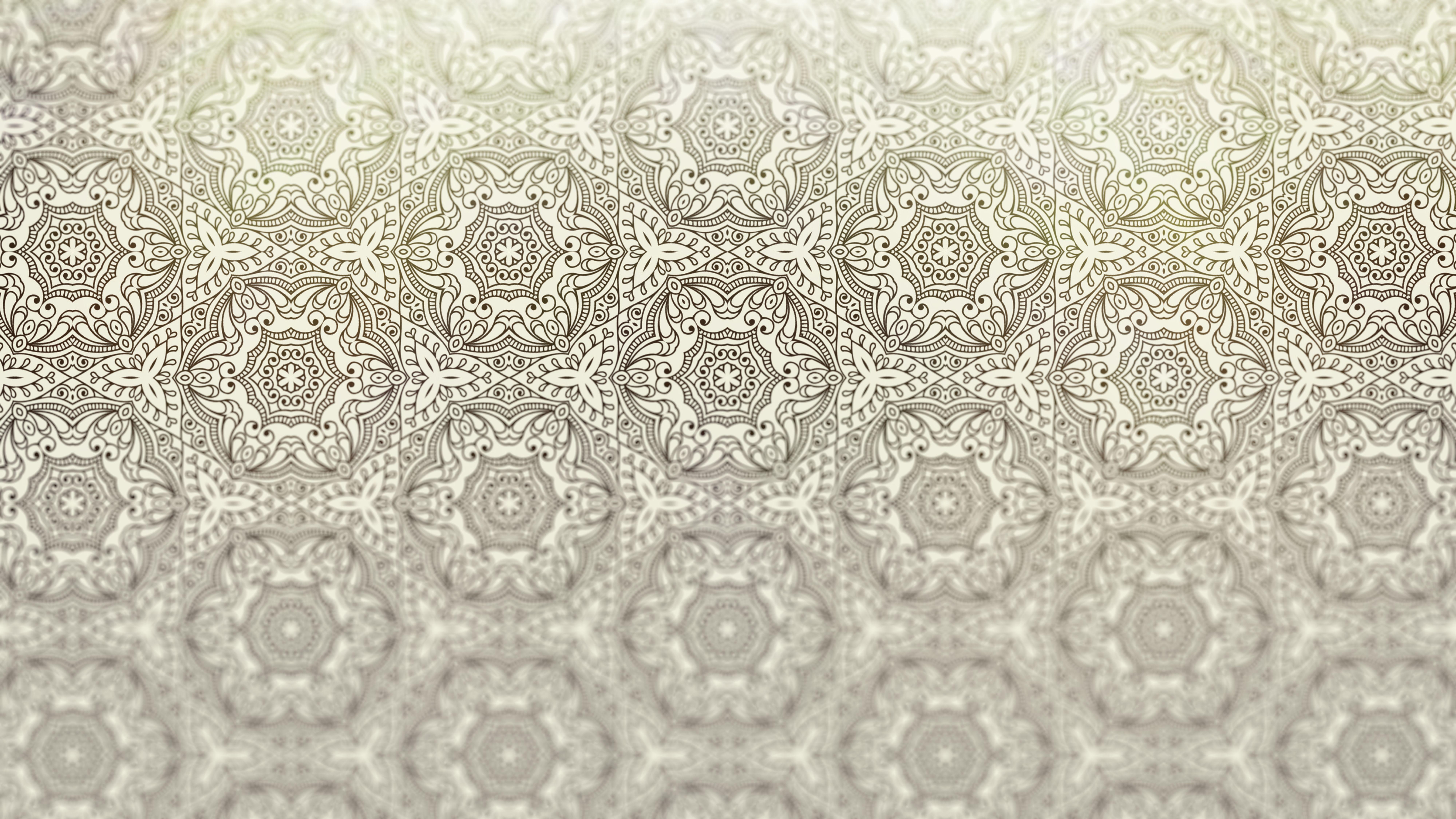 8000x4500 Free Brown and White Vintage Seamless Ornament Wallpaper Pattern Design Template