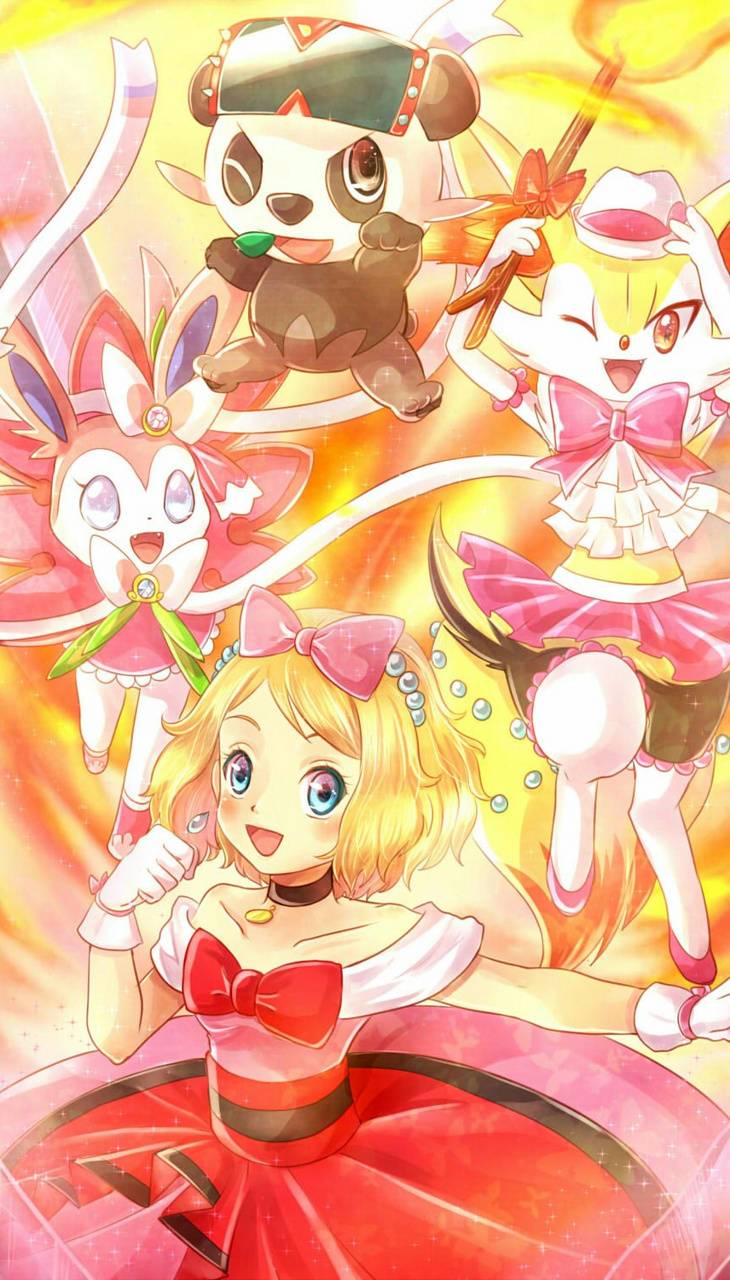 730x1280 Pokemon Serena Wallpaper