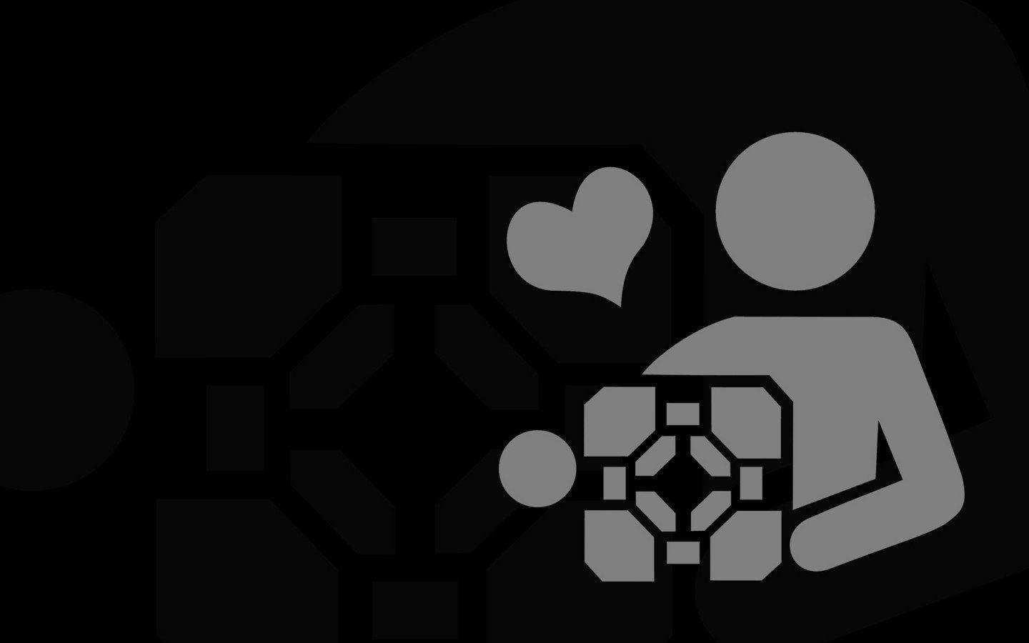 1440x900 Companion Cube Wallpaper HD / Desktop and Mobile Background