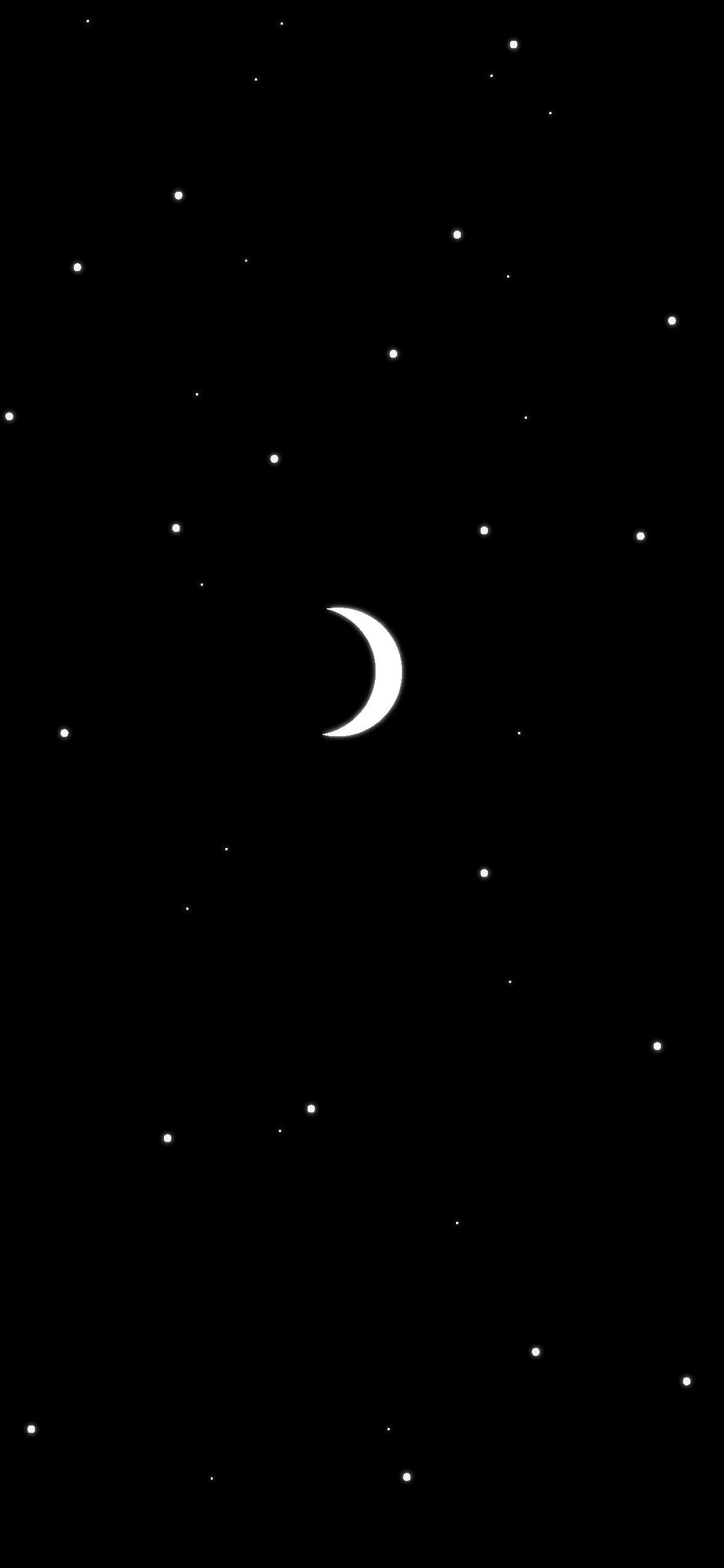 1205x2609 Phone wallpaper amoled moon and stars