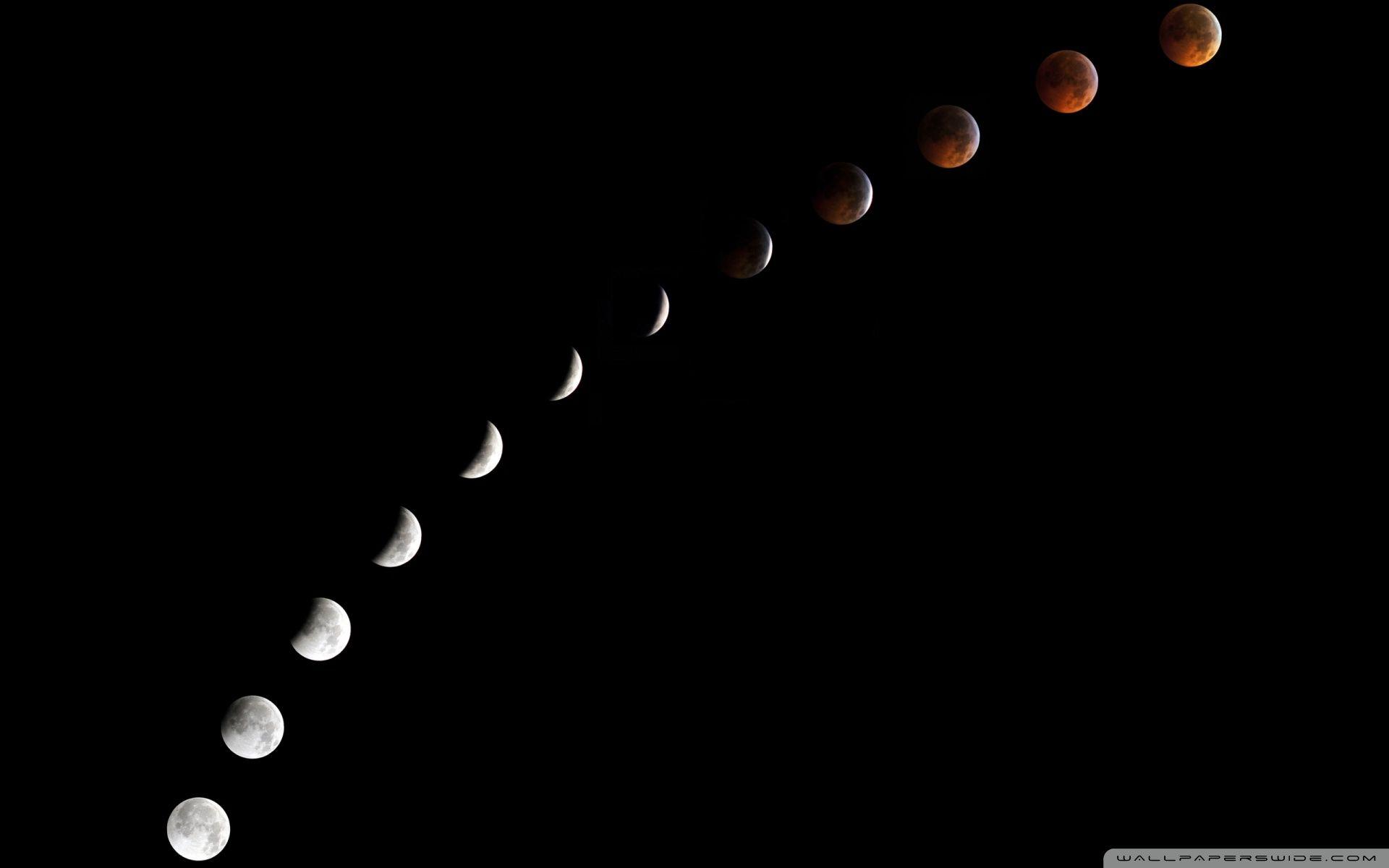 1920x1200 Moon Phases Ultra HD Desktop Background Wallpaper for 4K UHD TV : Tablet