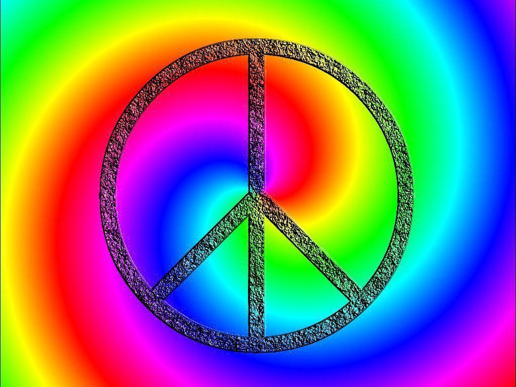 1024x768 Colorful Peace Wallpaper Full HD. Peace, Peace sign, Peace love happiness