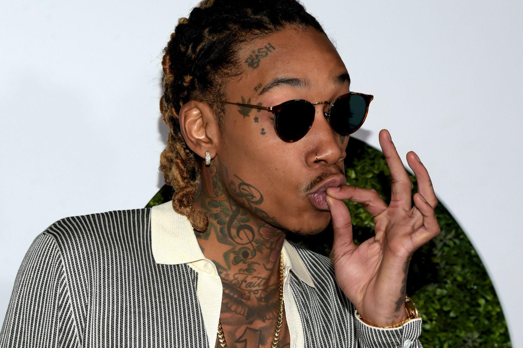 1825x1217 Wallpaper Wiz khalifa, Rapper, Goggles, Face, Tattoo HD, Picture, Image
