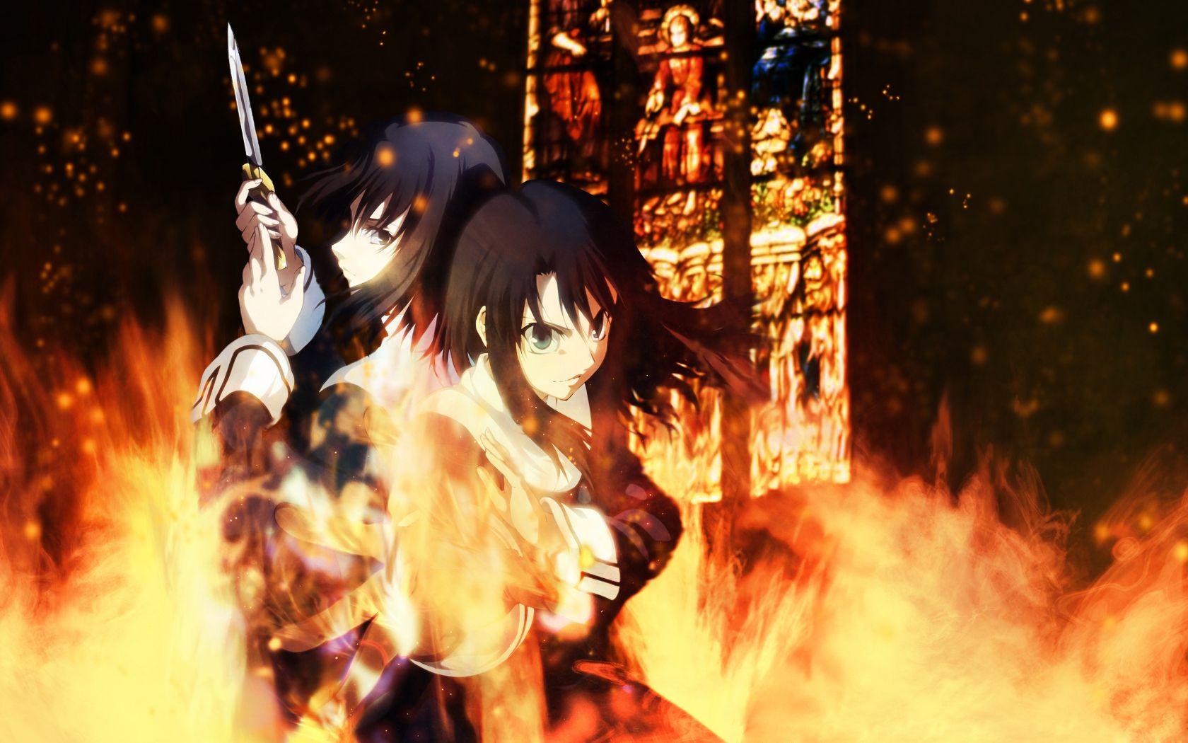 1680x1050 Garden Of Sinners Background