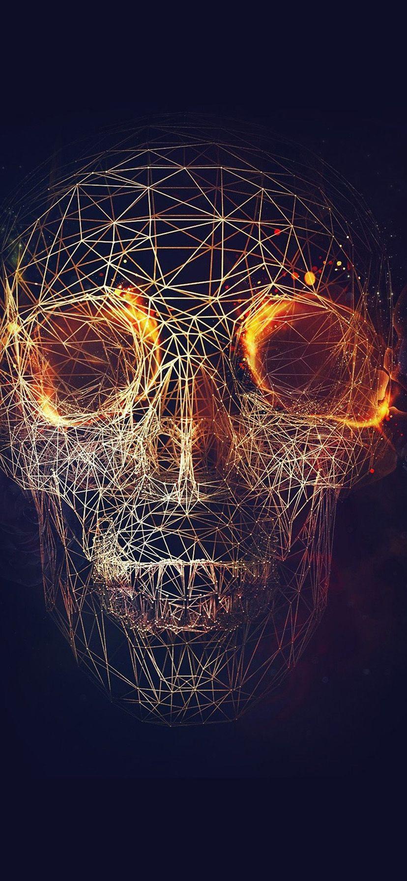 828x1792 Digital Skull Art iPhone Xr Wallpaper Wallpaper For iPhone Xs Max