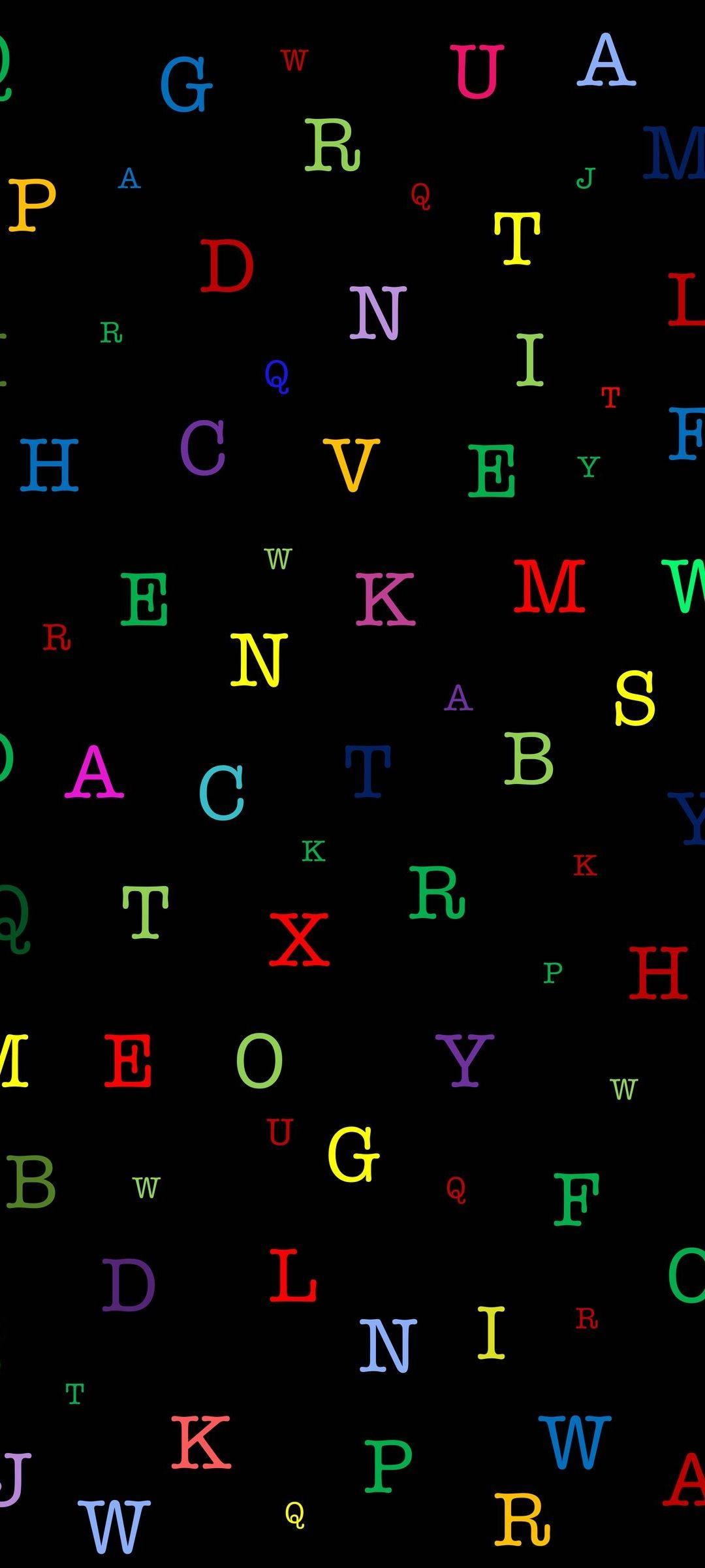 wallpaper with letters