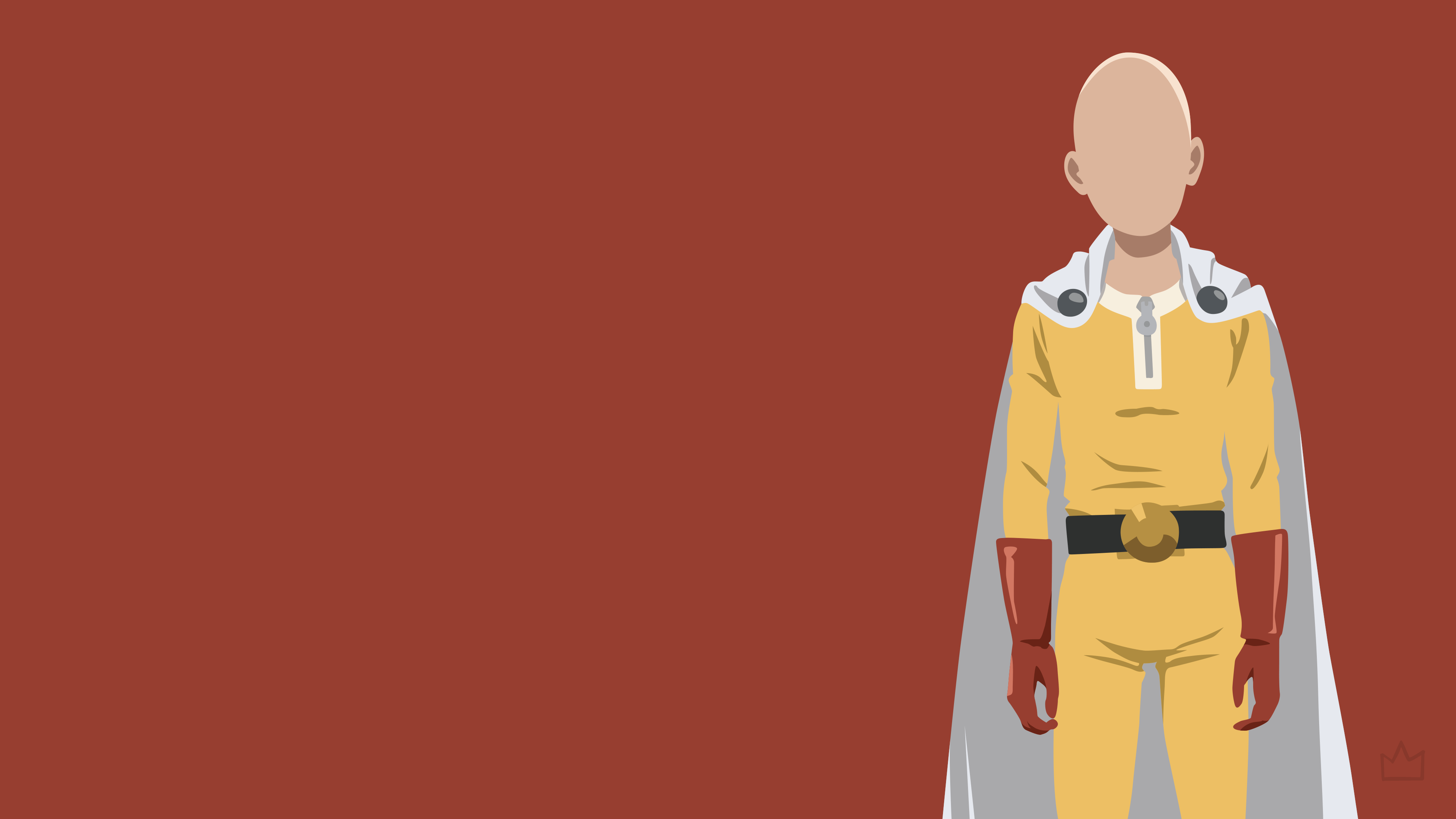 One Punch Man Minimalist Wallpapers Top Free One Punch Man Minimalist Backgrounds Wallpaperaccess