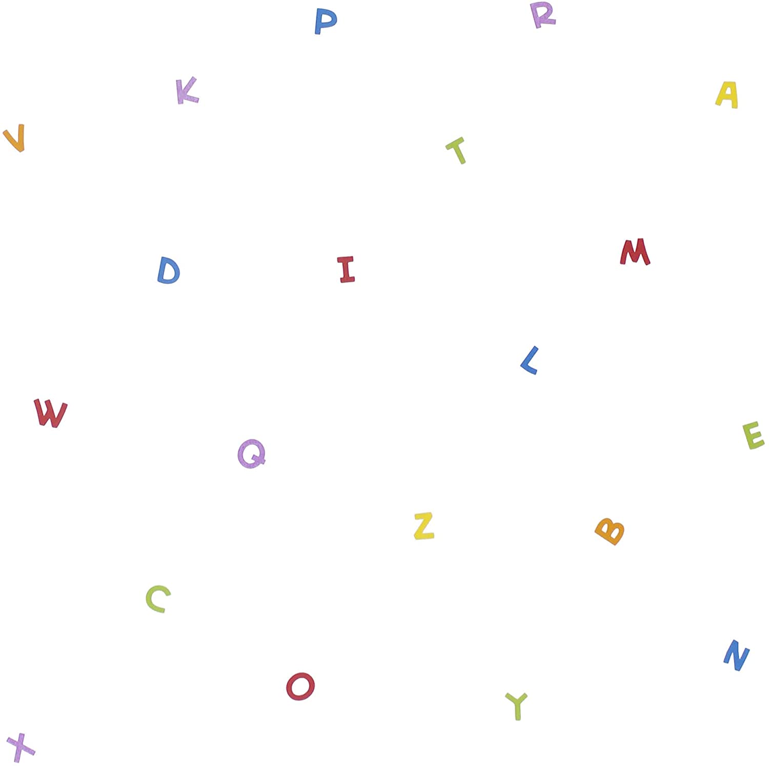 1500x1494 ABC Letters Wallpaper Wall Paper Accent
