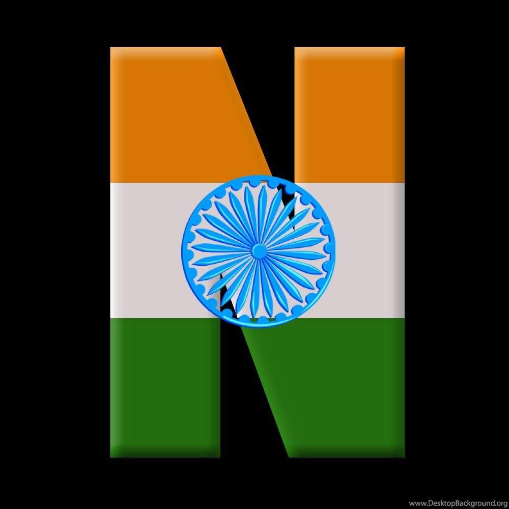 1000x1000 Indian Flag Alphabet Letter Wallpaper Pics Download Desktop Background