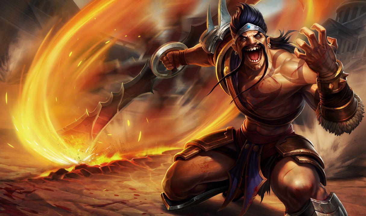 1215x717 Gladiator Draven Skin of Legends Wallpaper