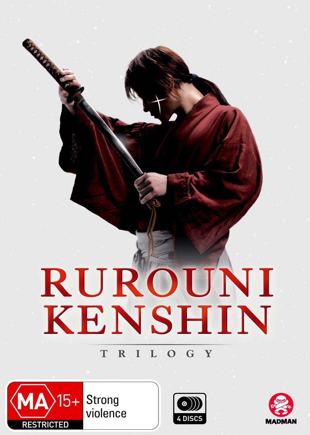 1000x1403 Rurouni Kenshin Trilogy. Based On The Manga Series. NON USA Format. PAL. Region 4 Import: Colleen Clinkenbeard, Patrick Seitz, J. Michael Tatum, Takeru Satoh, Ian Sinclair
