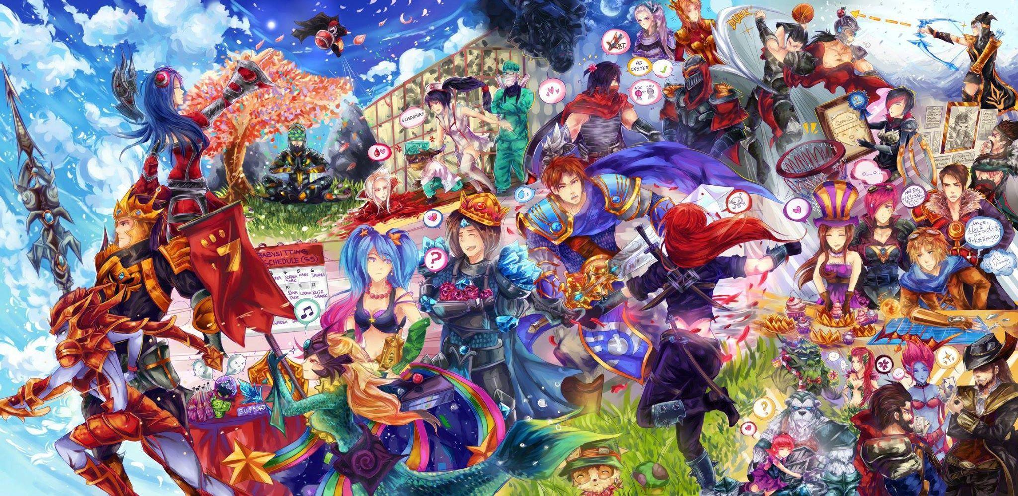 2048x999 2048x999 Katarina (League Of Legends) desktop wallpaper. Mocah.org HD Desktop Wallpaper