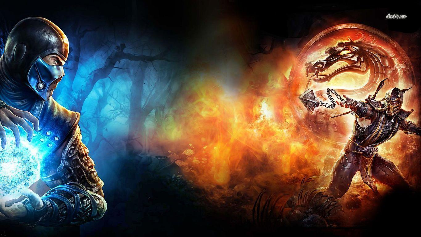 1366x768 Scorpion Wallpaper Mortal Kombat