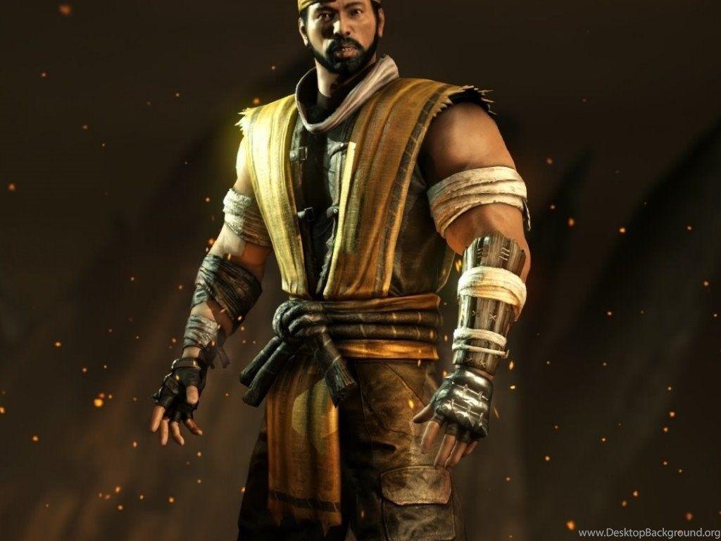 1024x768 Download Wallpaper Mk, Mortal Kombat X, Scorpion, Hanzo Hasashi. Desktop Background