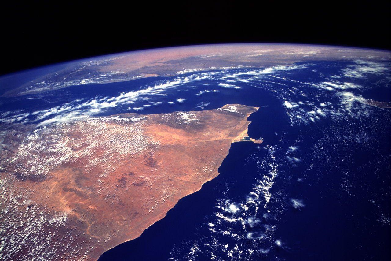 1280x853 What if humans abandoned half the planet to wildlife? A conversation with E.O. Wilson. Horn of africa, Satellite image, Earth