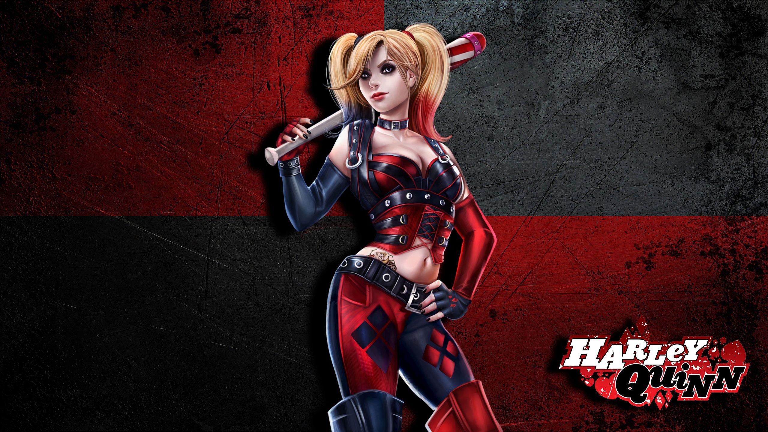 2560x1440 Harley Quinn wallpaper I made and thought I would share =