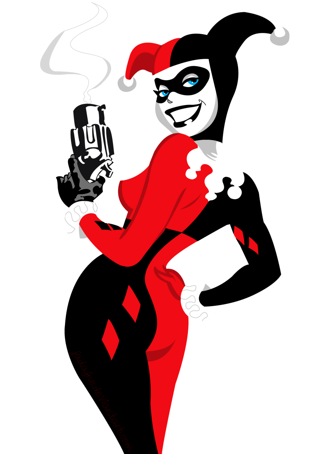 1024x1448 classic harley quinn cartoon
