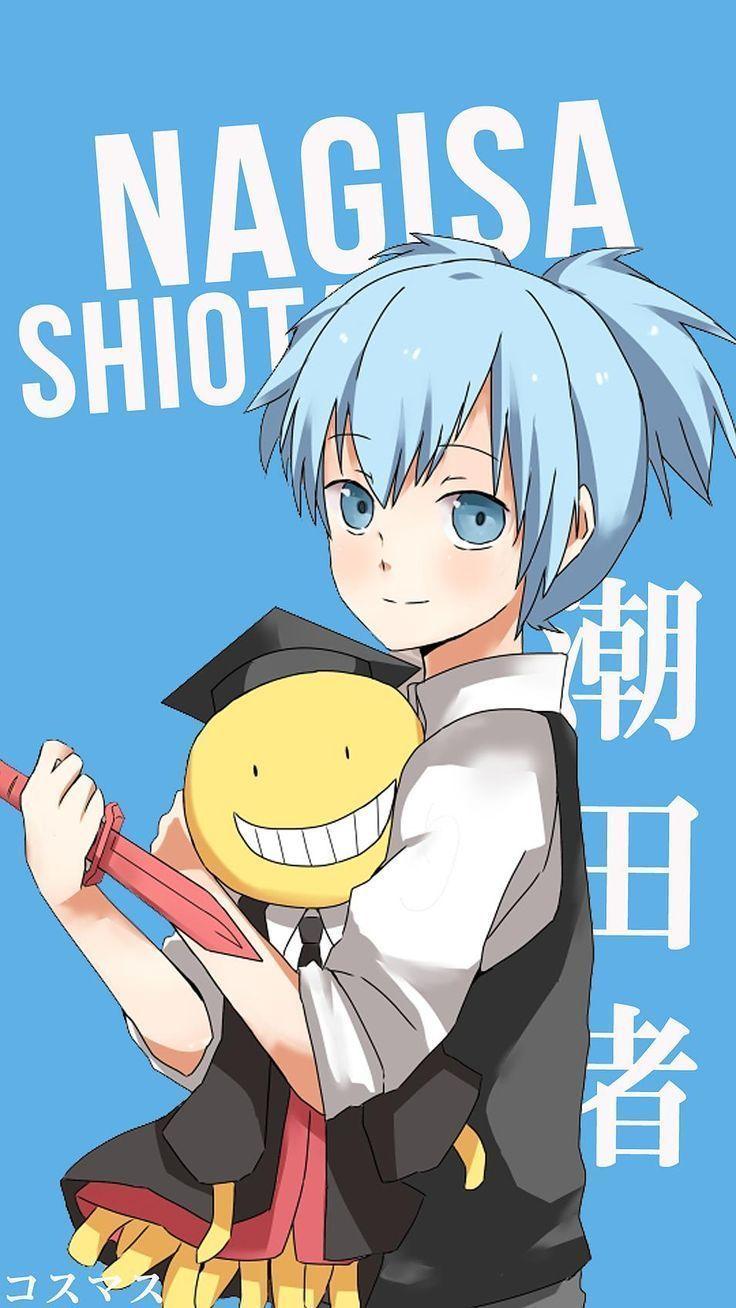 736x1308 Karma And Nagisa Wallpaper