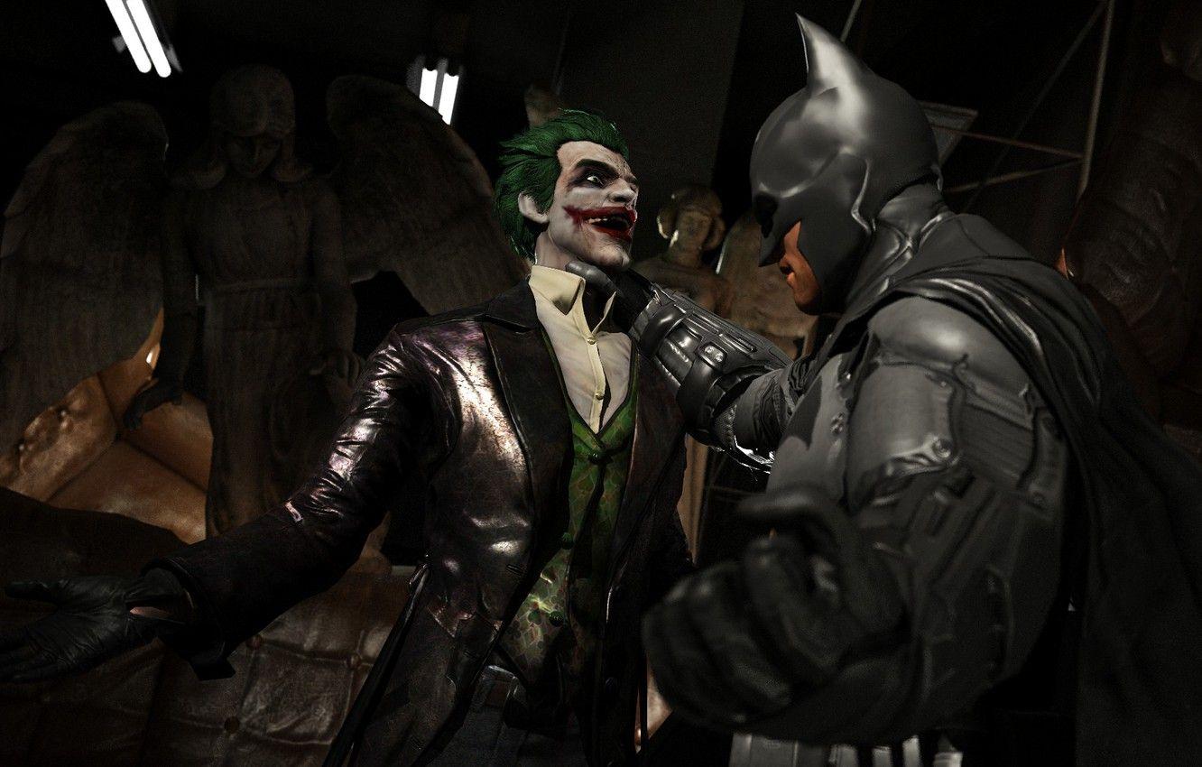 1332x850 Wallpaper Joker, DC Comics, Bruce Wayne, Batman: Arkham Origins image for desktop, section игры