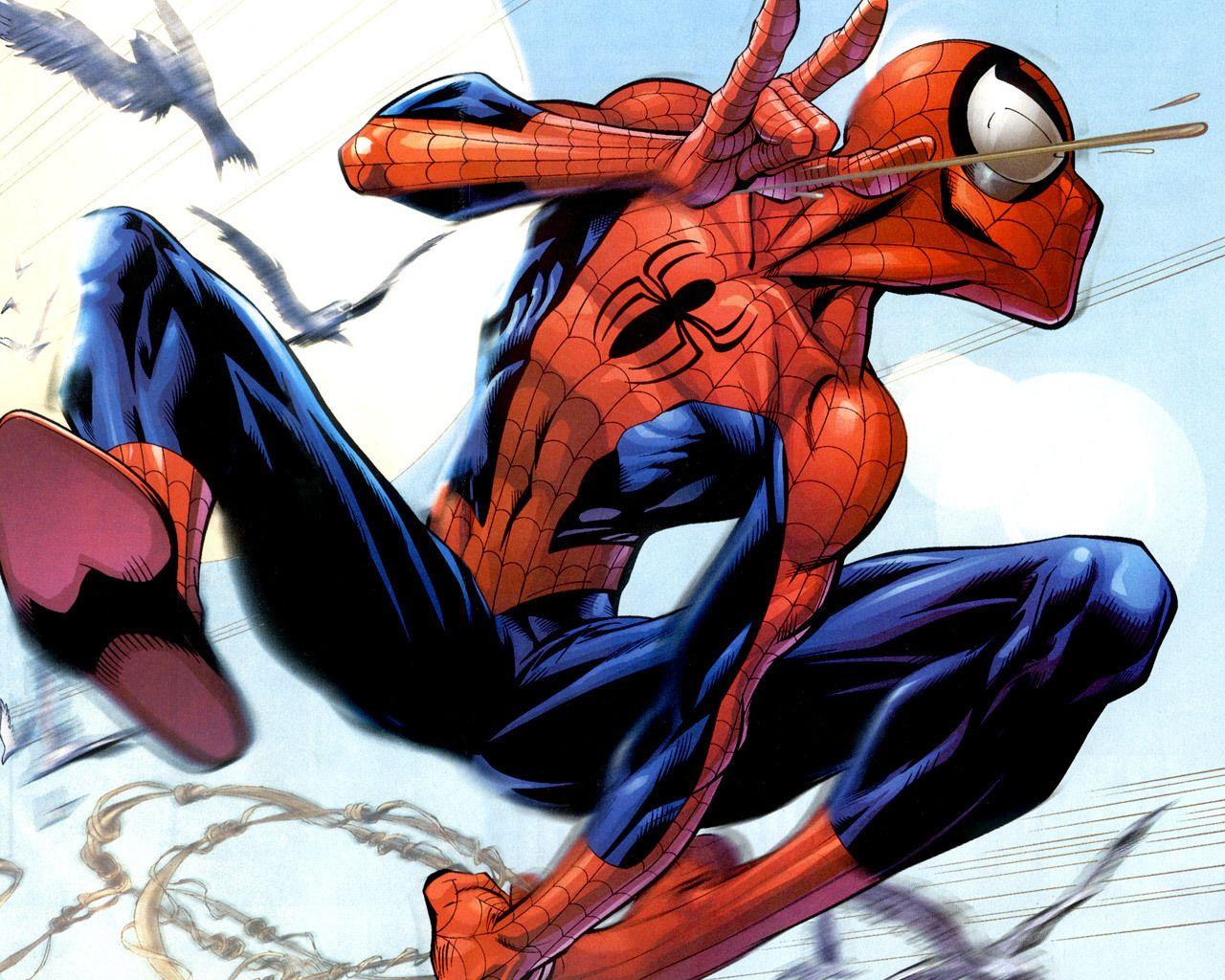 1280x1024 Ultimate Marvel Image Ultimate Spider Man HD Wallpaper