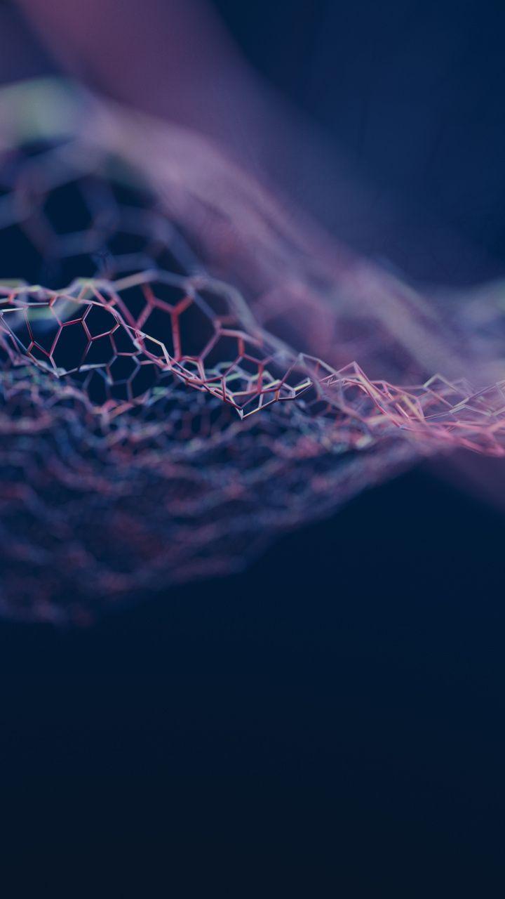 720x1280 Fedora mesh, bubble, grid, macro, 720x1280 wallpaper. Blue wallpaper iphone, HD phone wallpaper, Best iphone wallpaper