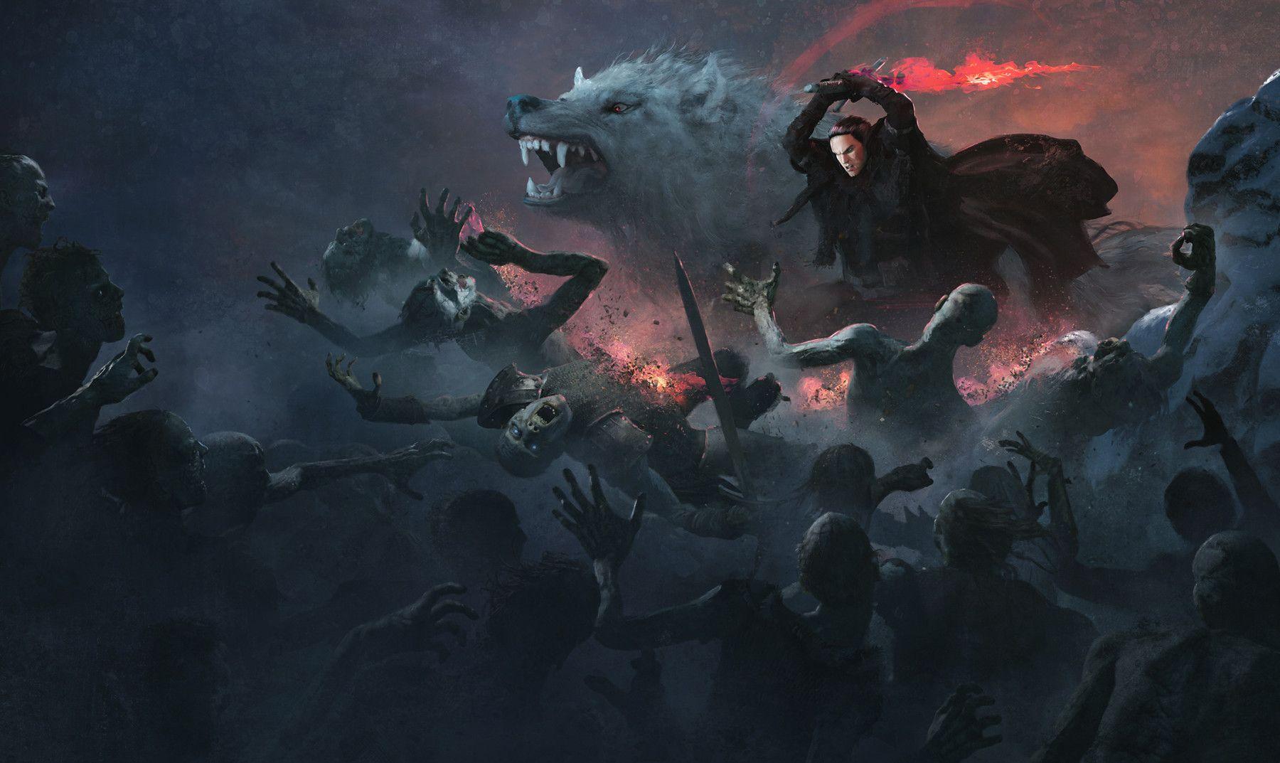 1800x1073 #Game of Thrones, #digital art, #Jon Snow, wallpaper. Mocah.org HD Desktop Wallpaper