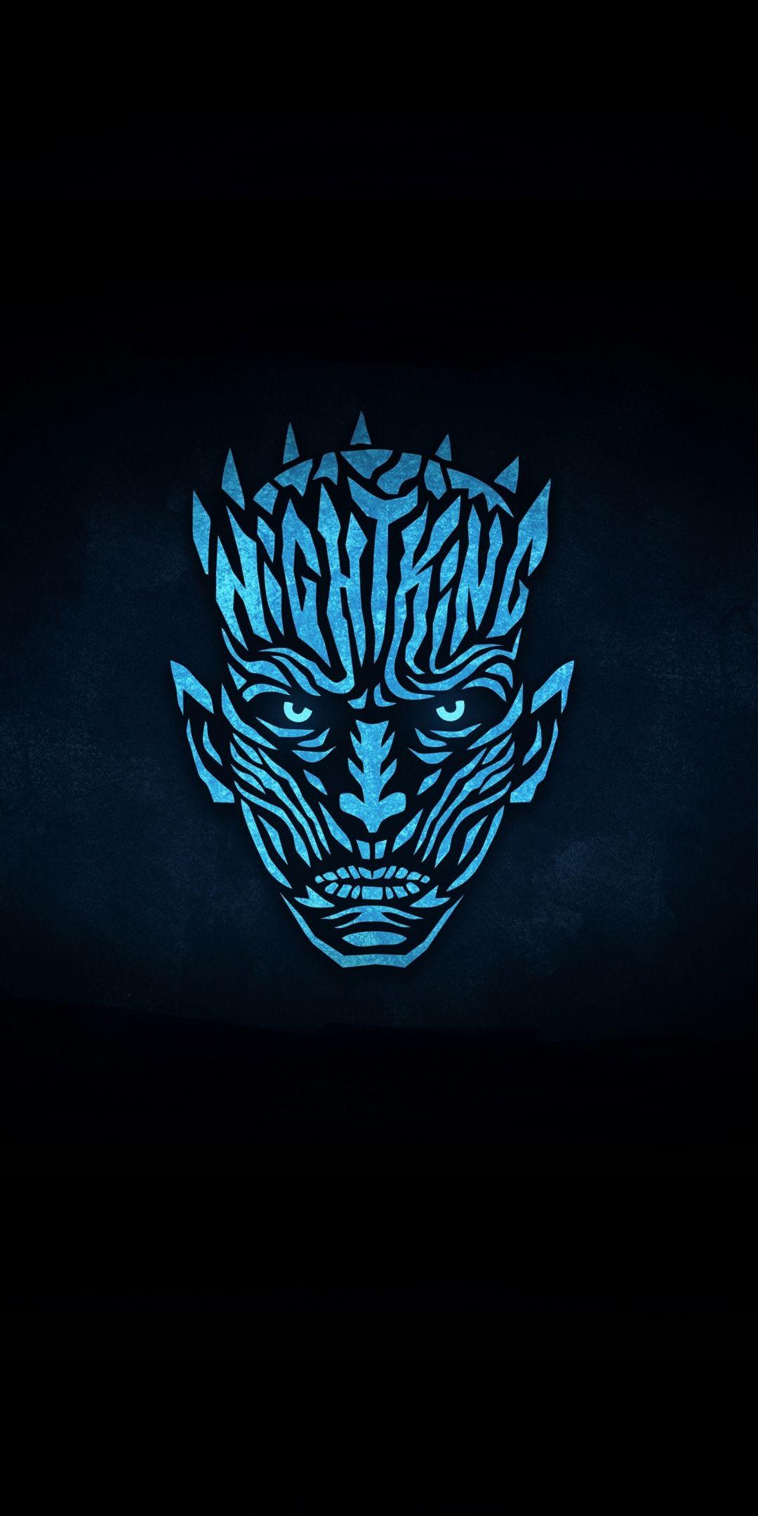 1080x2160 Night king, artwork, minimal, GOT, 1080x2160 wallpaper. Night king, Game of thrones art, Minimalist wallpaper