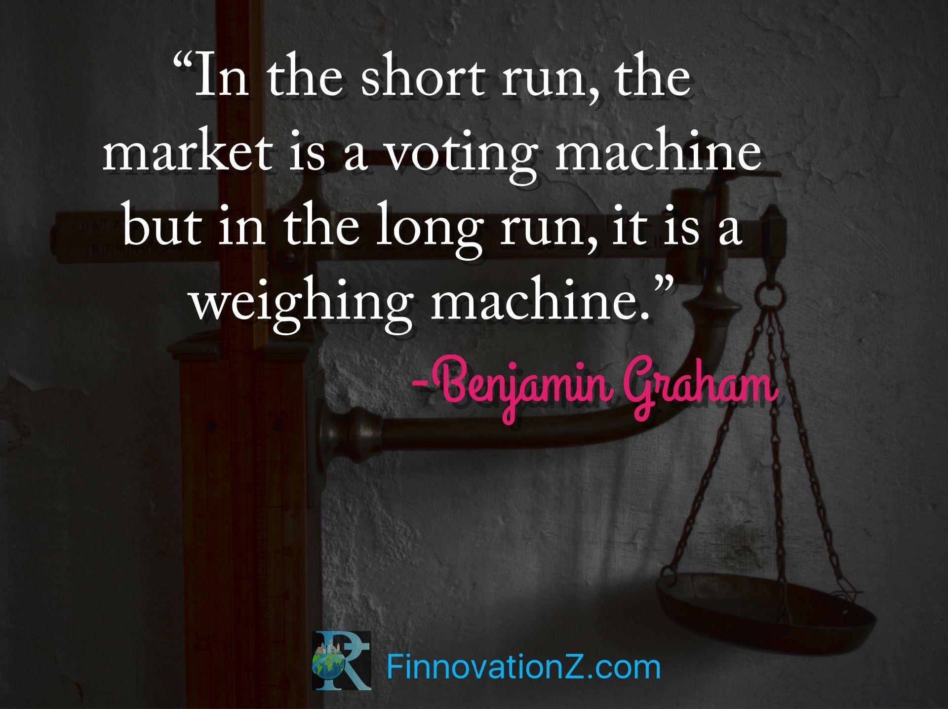 1920x1436 Good Morning All Short run & Long run investment quote #BenjaminGraham #Morning. Investment quotes, 15th quotes, Real estate investing quotes