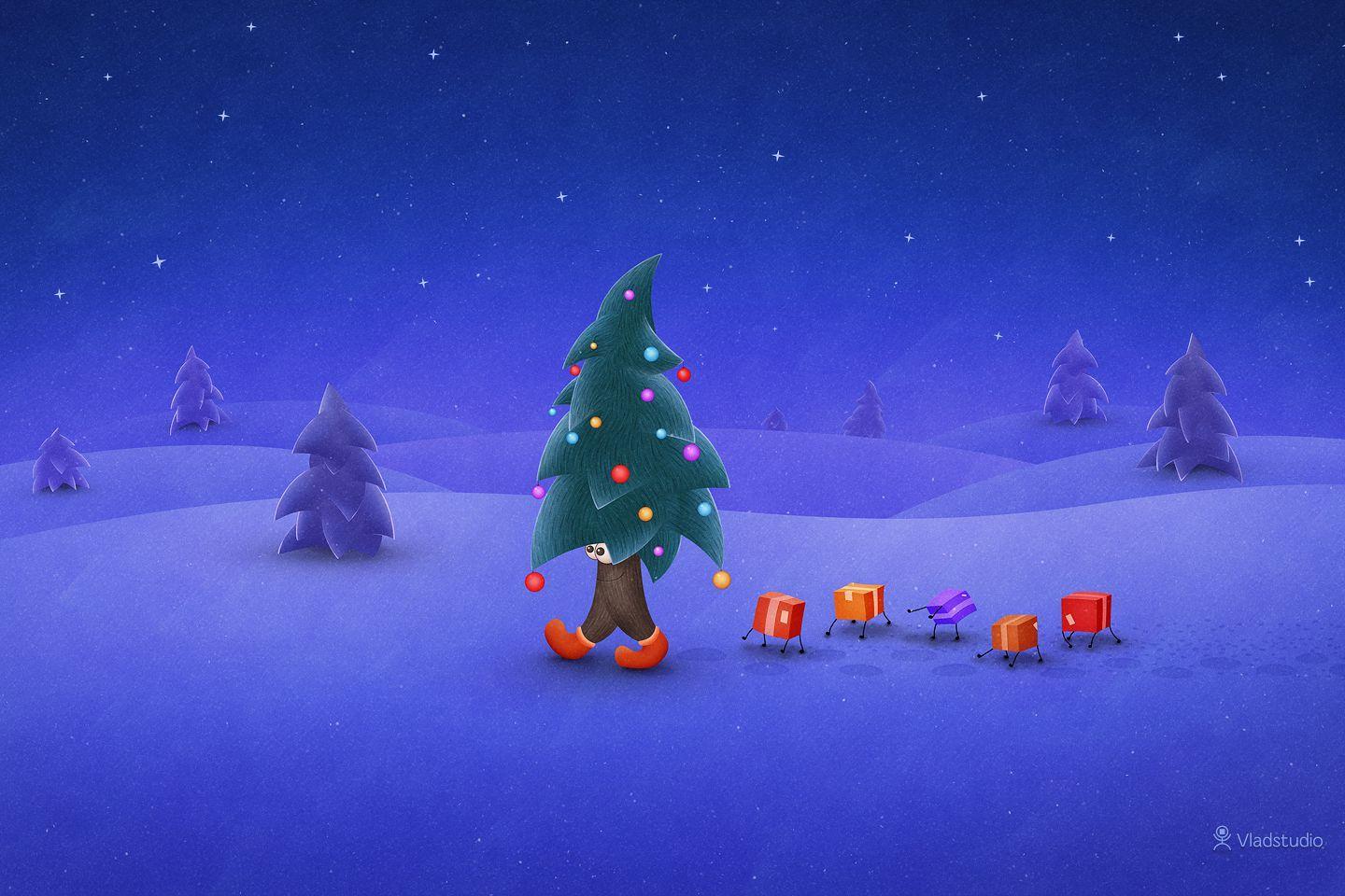 1440x960 Christmas Desktop Wallpaper for Mac, Windows, and Linux