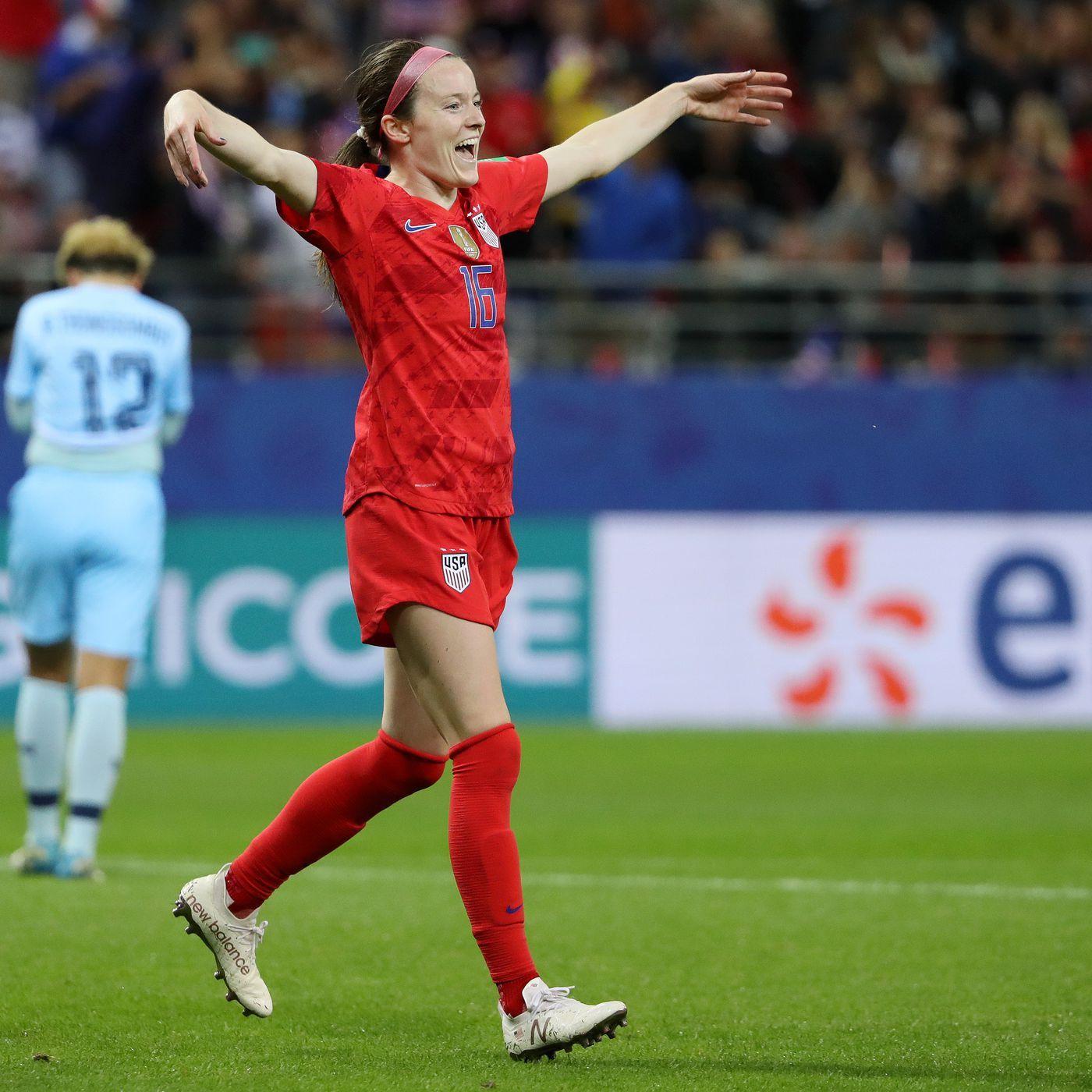 1400x1400 Women's World Cup: USWNT kicks ass, takes names as Rose Lavelle scores's 5th Quarter