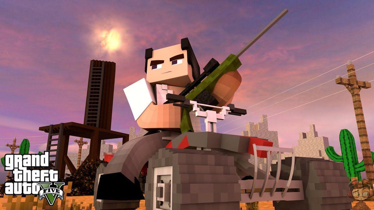 1280x720 Wallpaper -Trevor Phillips- Cinema4D Minecraft