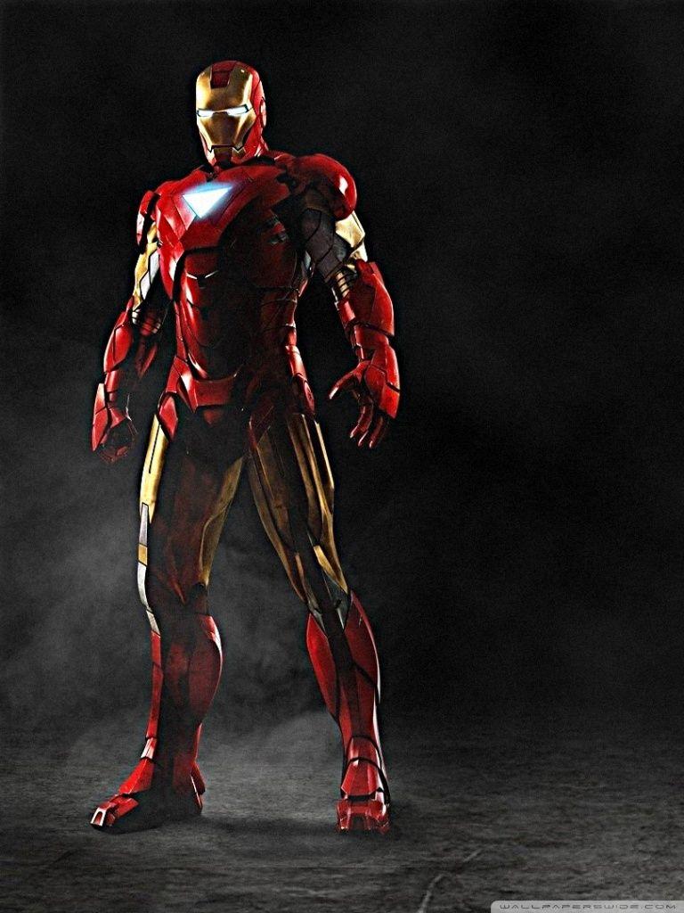 768x1024 Awesome Iron Man Mark 3 Wallpaper HD Photo