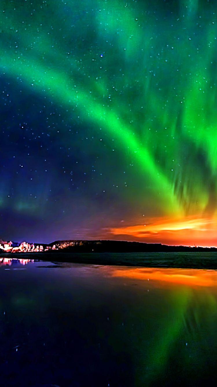 750x1334 Earth Aurora Borealis (750x1334) Wallpaper