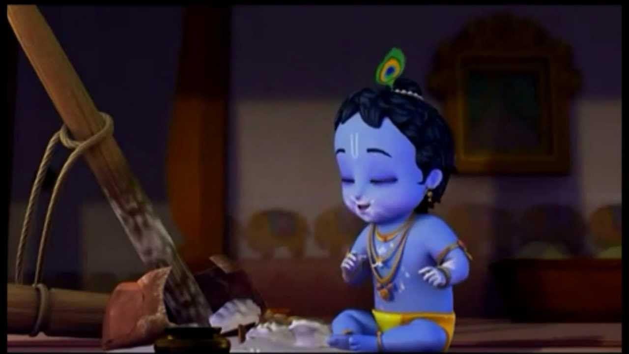 1280x720 Little Krishna Cartoon