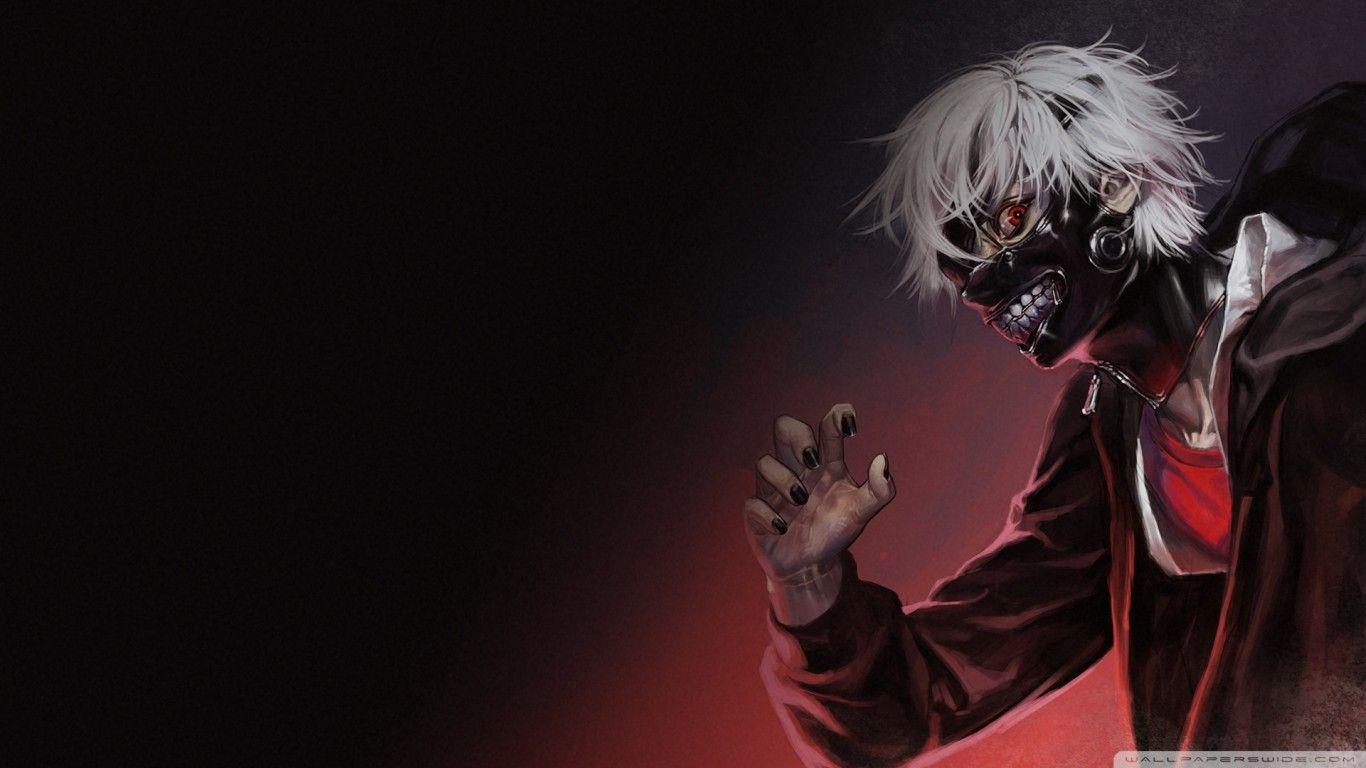 1366x768 Tokyo Ghoul Kaneki Full HD Wallpaper for Desktop and Mobiles 1366x768