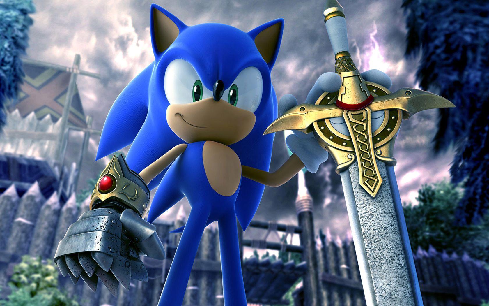 1680x1050 Sonic Desktop Wallpaper