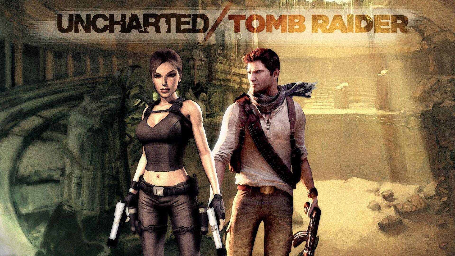 1920x1080 Nathan Drake and Lara Croft. Cosplay duos. Nathan