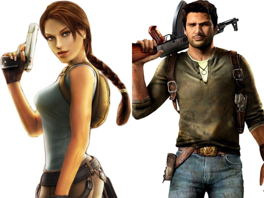 Lara Croft Nathan Drake Wallpapers Top Free Lara Croft Nathan Drake Backgrounds Wallpaperaccess 3653