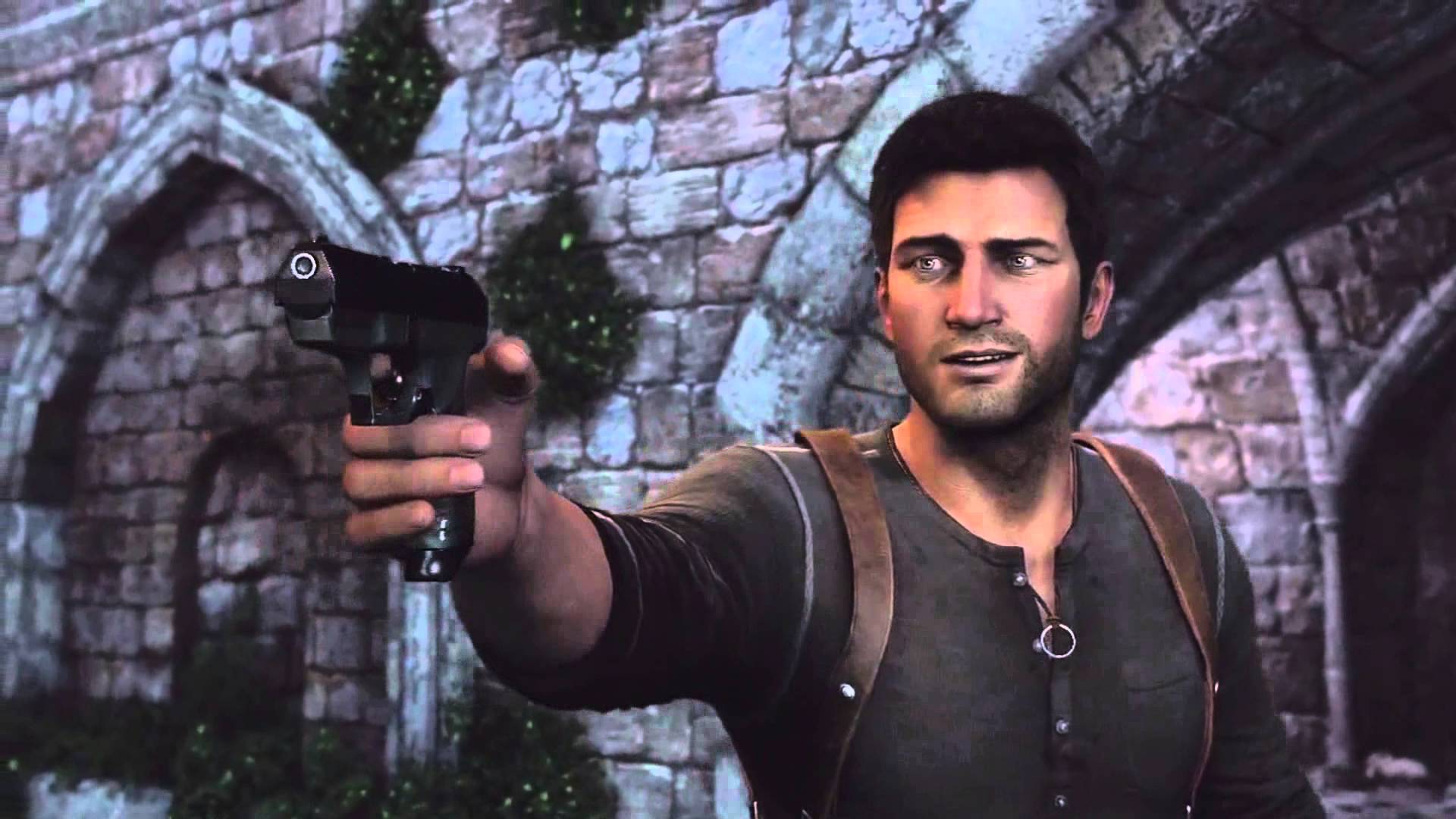 1920x1080 Lara Croft Nathan Drake Were Trouble Tomb Raider Uncharted