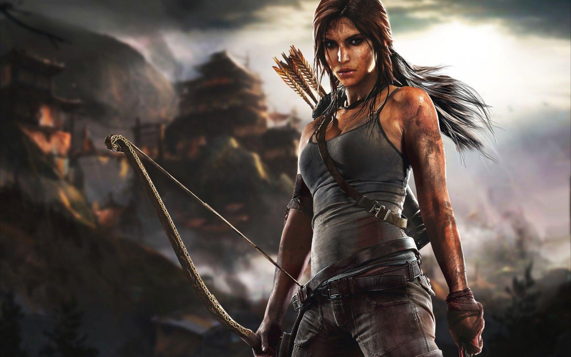 1920x1200 Nathan Drake Versus Lara Croft