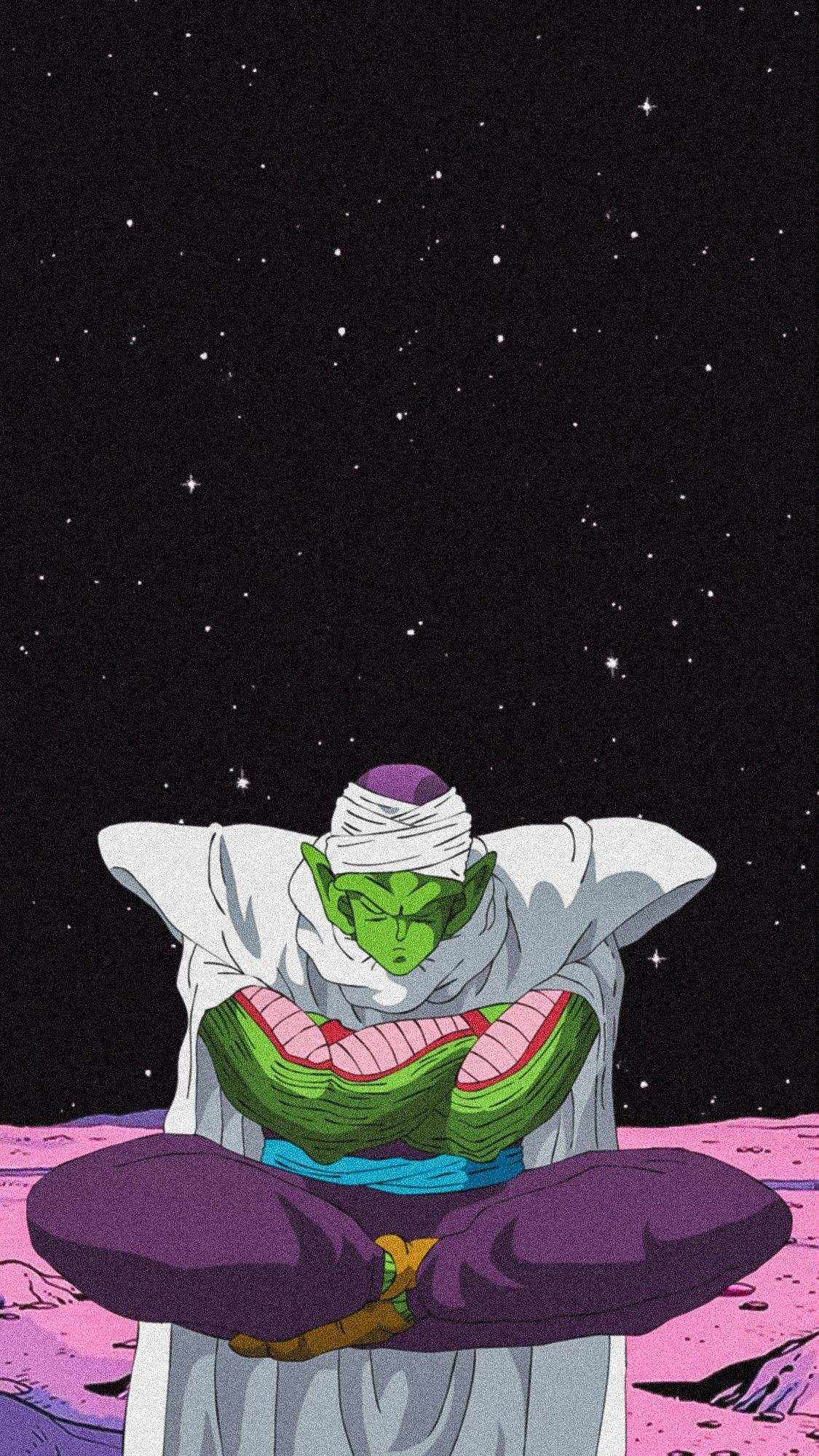 1125x2000 Dragon Ball Z Aesthetic iPhone Wallpaper