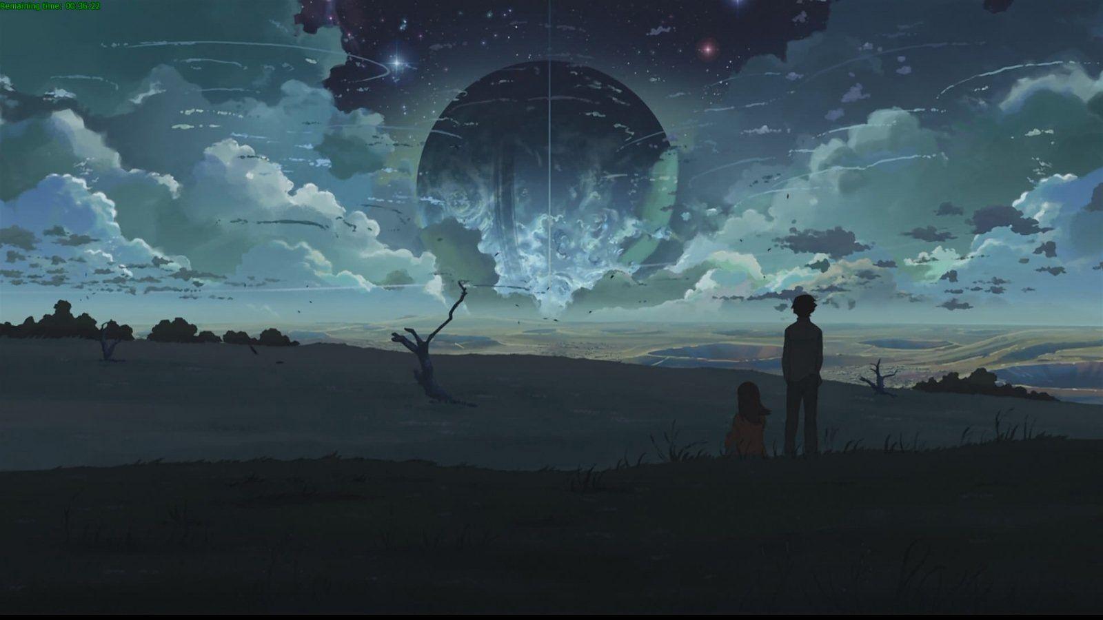 1600x900 Makoto Shinkai, anime, The Place Promised in Our Early Days wallpaper